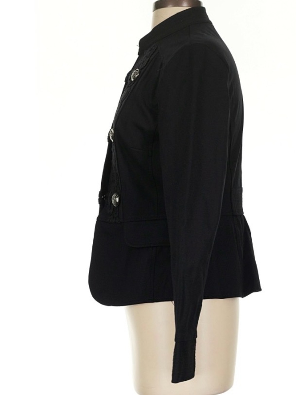 INC International Concepts military band style blazer jacket small - Picture 4 of 6